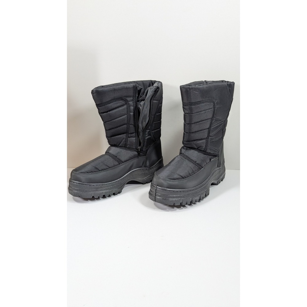Skadoo Mens Snow Winter Cold Weather Boots Black size 8